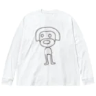 オノマトピアのナスカの地上絵（新発見） ビッグシルエットロングスリーブTシャツ