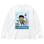 P-STYLEのファンダイビング Big Long Sleeve T-Shirt