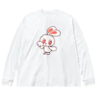 レタ(LETA)のぽっぷらうさぎ Big Long Sleeve T-Shirt