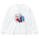 amemugi（あめむぎ）のあしかせ。 Big Long Sleeve T-Shirt