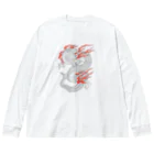 Siderunの館 B2の白龍 (線画) Big Long Sleeve T-Shirt