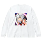 mano-verseのMegami #04296 Big Long Sleeve T-Shirt