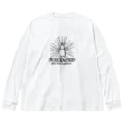 ドコムス刷りの後光ドコうさ Big Long Sleeve T-Shirt