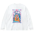 miente GOODe-SIGNのSOUND SAUNA-音整- ビッグシルエットロングスリーブTシャツ