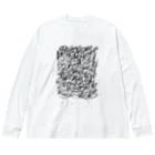 着ぐるみ＆calligraphyのiD Big Long Sleeve T-Shirt