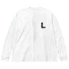 noisie_jpの【L】イニシャル × Be a noise. ビッグシルエットロングスリーブTシャツ