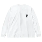 noisie_jpの【P】イニシャル × Be a noise. ビッグシルエットロングスリーブTシャツ