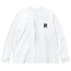 noisie_jpの【R】イニシャル × Be a noise. Big Long Sleeve T-Shirt