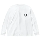 noisie_jpの【U】イニシャル × Be a noise. Big Long Sleeve T-Shirt