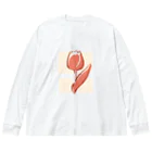 omijiの窓辺の花 Big Long Sleeve T-Shirt