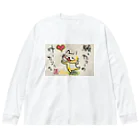 KIYOKA88WONDERLANDの願ったりーの叶ったりーの　ねこちゃん Big Long Sleeve T-Shirt