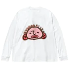 あやぺんの裏表プリントにゅうどうかじか Big Long Sleeve T-Shirt