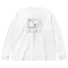 月見里のしあわせキンカチョウ Big Long Sleeve T-Shirt