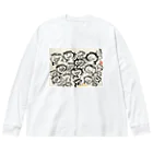 KIYOKA88WONDERLANDのえがおがいちばん　カッパ友達 Big Long Sleeve T-Shirt