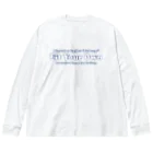 Fit Your Own（フィットユアオウン）のFit Your Ownロゴ(横：白抜き) Big Long Sleeve T-Shirt