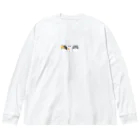 お髭ちゃんのおみせ。のハイタッチにゃんず Big Long Sleeve T-Shirt