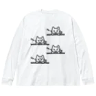 楽猫楽描しげ屋のシャーシャー Big Long Sleeve T-Shirt