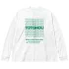 kg_shopのHave a Nice Sauna Day (文字グリーン) Big Long Sleeve T-Shirt