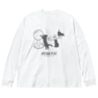 テクノポリスデザインのコンパネ猫（ARCADE_PLUS） Big Long Sleeve T-Shirt