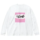 むちんアゲショップのADHD awareness  ビッグシルエットロングスリーブTシャツ