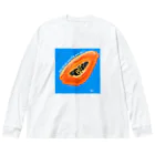 むちんアゲショップのパパイヤ Big Long Sleeve T-Shirt