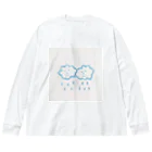 アダムとイブのりんごのFluffy Cloudy ビッグシルエットロングスリーブTシャツ