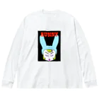 mamo〜のBunny girl Big Long Sleeve T-Shirt