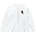 Kotetsu diary(SUZURI店)のゆるゆるチワワ Big Long Sleeve T-Shirt