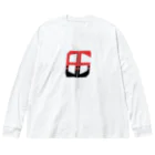 hamuevoの86赤×黒 Big Long Sleeve T-Shirt