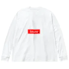 サウナショップ　【ととのい親分】の【BOXロゴ】サウナBOXロゴ　アイテム Big Long Sleeve T-Shirt