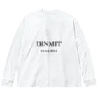 IRNMITのIRNMITロゴ xx.xx.20xx ビッグシルエットロングスリーブTシャツ