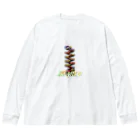 🍩tarojiro(たろじろ) shop🍩の錠菓連鎖 by AI Big Long Sleeve T-Shirt