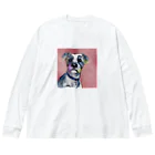 broccoli-のdog2 ビッグシルエットロングスリーブTシャツ