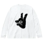 ⛩ イチハチクラブ 18CLUB 🇯🇵  神戸のあ - 阿 - Big Long Sleeve T-Shirt