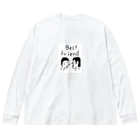 jirokichi’s shopのBest Friend Big Long Sleeve T-Shirt