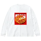 田中黄色水晶のシミュレーションの犠牲者たち🍕🍰 ビッグシルエットロングスリーブTシャツ