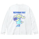  #satisfyingのMIMIQURU　ミミキュル　花束💐 Big Long Sleeve T-Shirt