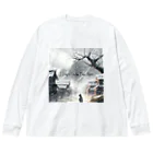 SoraSatohのI Long to See the Thaw Unfold - Sora Satoh ビッグシルエットロングスリーブTシャツ