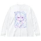 モマ@の白くん🐼🤍 Big Long Sleeve T-Shirt