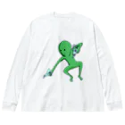 doteauの宇宙人くん：光線ピューピュー Big Long Sleeve T-Shirt