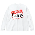 P.L.6.3のHello P.L6.3【Kiss】 ビッグシルエットロングスリーブTシャツ