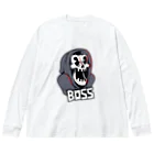 🅱️BOSS_🦉🦉🦉のBOSS スカル ビッグシルエットロングスリーブTシャツ