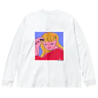 文のゆる女子 ビッグシルエットロングスリーブTシャツ