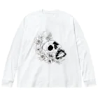 キッチンファラオのドクロフラワー Big Long Sleeve T-Shirt