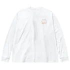 asameacoの茶ねこてぃー_acolis Big Long Sleeve T-Shirt