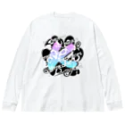 くぅTikTok猫部のTikTok猫部ビッグシルエットロンＴ Big Long Sleeve T-Shirt