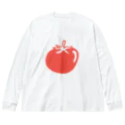 まるかじり農園のtomato ビッグシルエットロングスリーブTシャツ