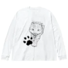 mofful.のユキヒョウ - snowleopard Big Long Sleeve T-Shirt