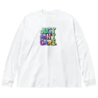 BONDcompanyのbond 英文 Big Long Sleeve T-Shirt