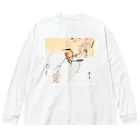 MUGEN ARTの小原古邨　桜と鳥　Ohara Koson 日本のアートTシャツ＆グッズ Big Long Sleeve T-Shirt
